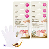 Epielle front packaging showing six sealed hand mask pairs and benefits