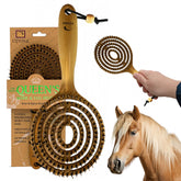 Epona brush front view showing ergonomic grip and lightweight design benefit
