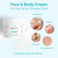 Era Organics cream texture close-up showing rich, fast-absorbing consistency
