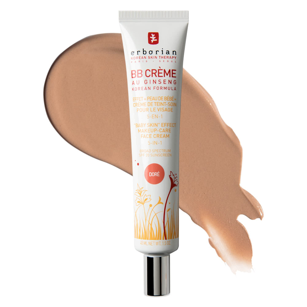 Erborian BB Cream Doré front packaging showing tube and branding for easy identification