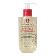 Erborian Centella cleansing oil front bottle shows elegant packaging and easy dispensing benefit