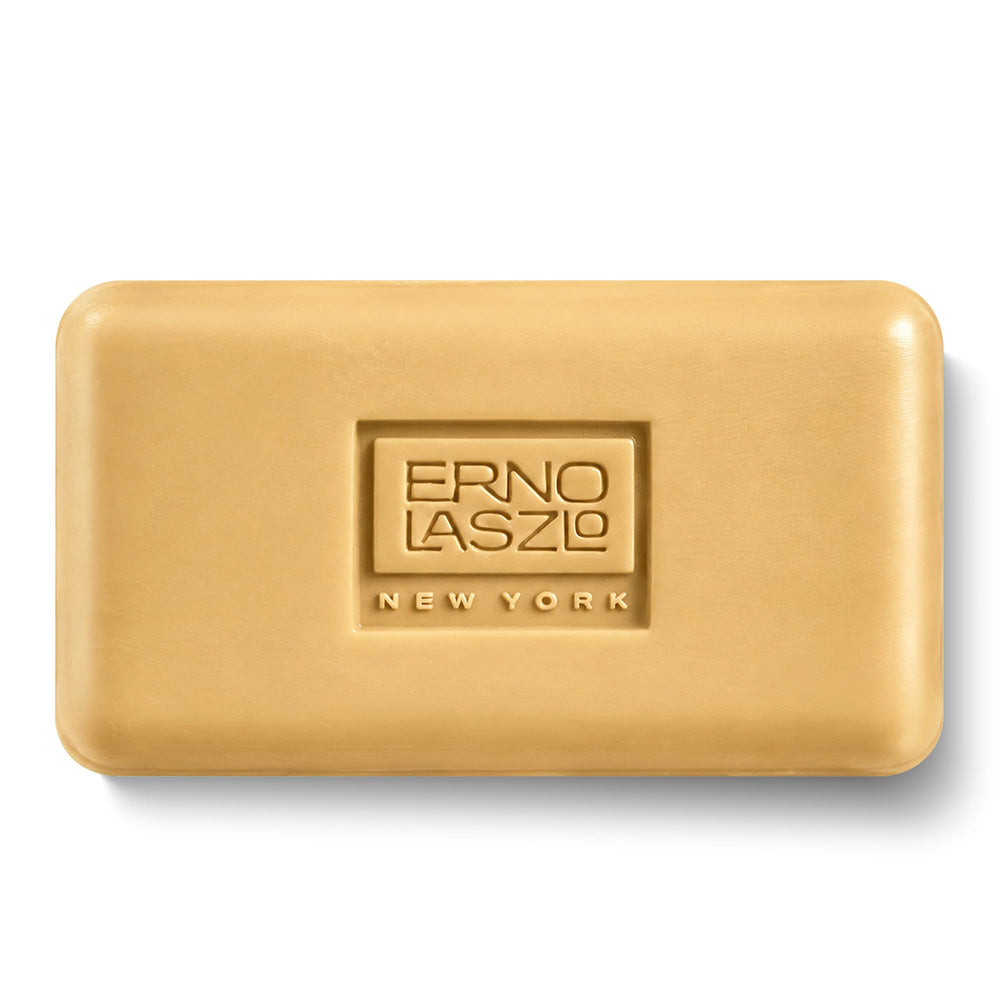Erno Laszlo front packaging showing bar and brand, highlights travel-friendly design