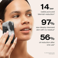 Erno Laszlo soap lather in hand demonstrating cleansing foam benefit