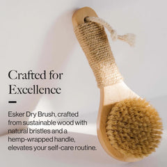 ESKER handle close-up with hemp wrap highlighting sustainable materials benefit