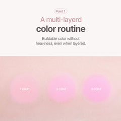 Espoir texture close-up highlighting refined powder blur for smoother skin look