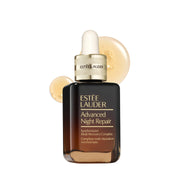 Estée Lauder bottle front view showing elegant packaging and visible benefit
