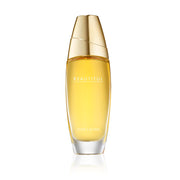 Estée Lauder bottle front view showing elegant design and romantic appeal