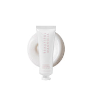Estée Lauder front view of the Beautiful Magnolia hand cream tube showing packaging and elegance