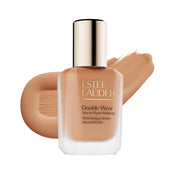 Estée Lauder bottle front view showing sleek packaging and lasting-wear promise