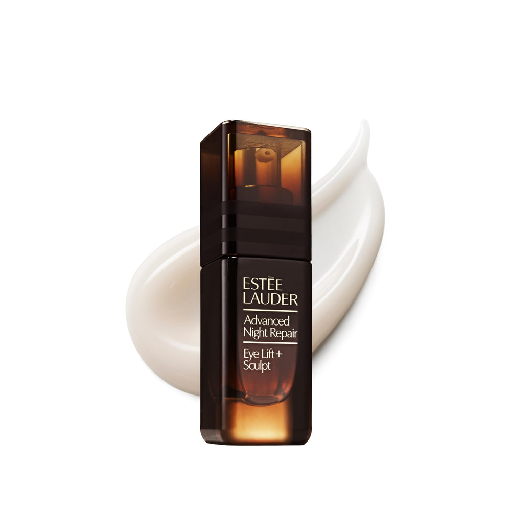Estée Lauder front jar showing elegant packaging and instant refreshed-eye benefit