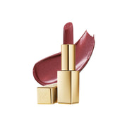 Estée Lauder front packaging showing gold case and shade name for elegant appeal