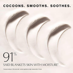 Estée Lauder texture close-up showing silky second-skin feel and quick absorption benefit