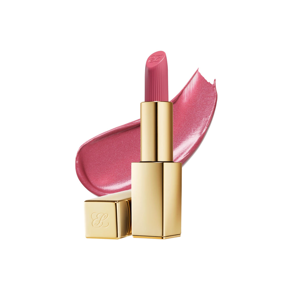 Estée Lauder lipstick front packaging shows shade 223 Candy beneficial polished look