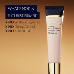 Estée Lauder primer held in hand showing 1.35 oz size for scale and portability