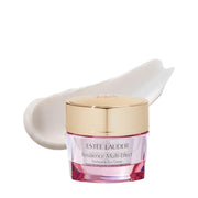 Estée Lauder jar front view showing product packaging and premium finish benefit