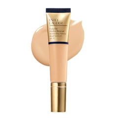 Estée Lauder Futurist front packaging showing shade 2W1 Dawn with product benefit