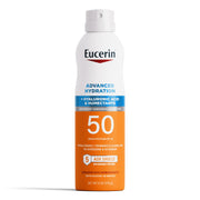 Eucerin front packaging showing SPF 50 and benefits