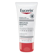 Eucerin front packaging showing pack of four jars and product name for easy identification