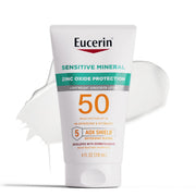 Eucerin front packaging showing tube and SPF 50 protection benefit