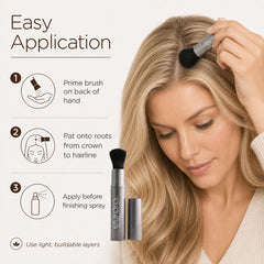 Eufora conceal blonde powder texture close-up for natural blend benefit