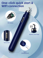 EURART device held in hand to show compact pen size and portability for travel