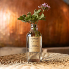 evanhealy clear hydrosol droplets showing purity and gentle hydration