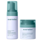 Evereden front packaging showing unscented kids face wash and cream benefit: reassurance