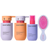 Evereden front packaging showing whole kids hair care set, simplifies routines