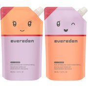 Evereden refill pouches front view showing brand and eco benefit