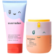 Evereden face wash front packaging showing fun cloud texture and safe formulation