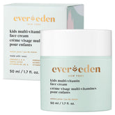 Evereden kids face cream front tube showing clean design and quick application benefit