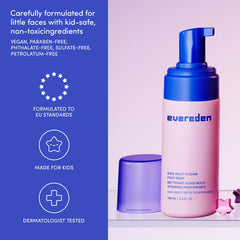 Evereden product with peaches and coconut illustrating natural-scented hydration benefits