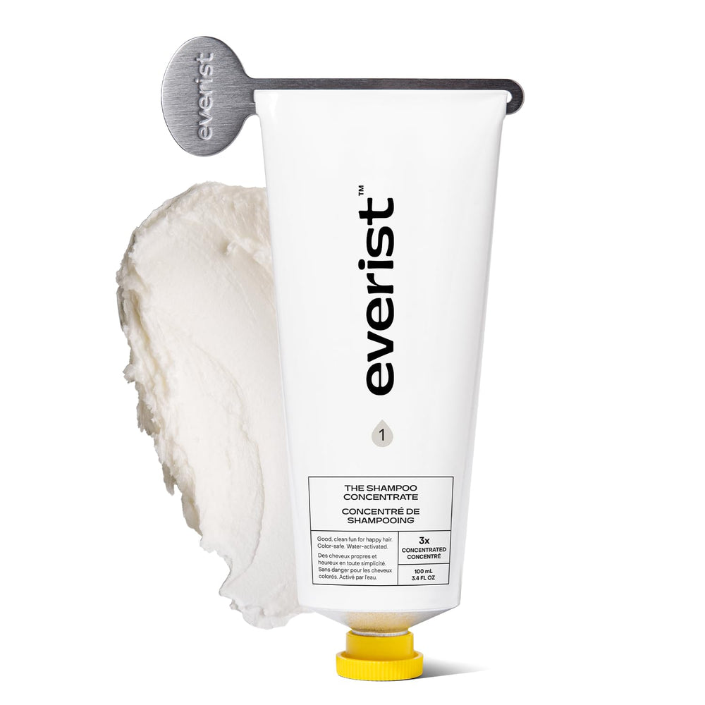 Everist front packaging showing 3.4oz tube and brand, highlights concentrated value
