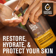 Every Man Jack back label ingredient list showing transparency benefit