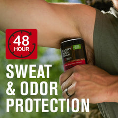 Every Man Jack Cedar Red Sage stick front view highlighting earthy fragrance benefit