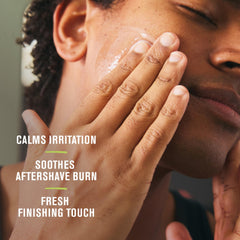 Every Man Jack open cap with balm texture showing fast-absorbing consistency