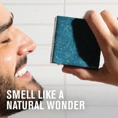 Every Man Jack Pacific Dive bar lathered on washcloth for refreshing clean