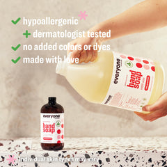 everyone foam texture close-up showing lather and gentle cleansing benefit
