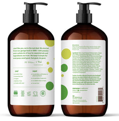 Everyone close-up label highlighting tropical coconut scent and gentle formula benefit