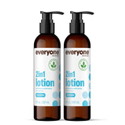 everyone front packaging showing two 8 oz bottles, convenient family pack