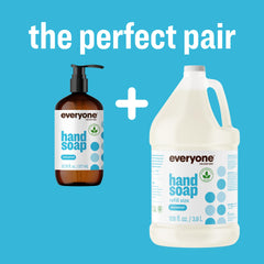 everyone close-up of lather texture demonstrating mild foam and soft rinse benefit
