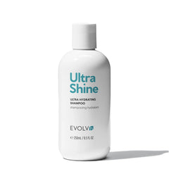 EVOLVh front bottle view highlighting UltraShine branding and benefit