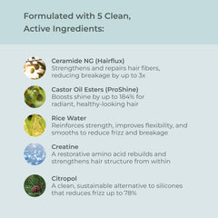 EVOLVh shampoo texture close-up showing smooth formula for hydration