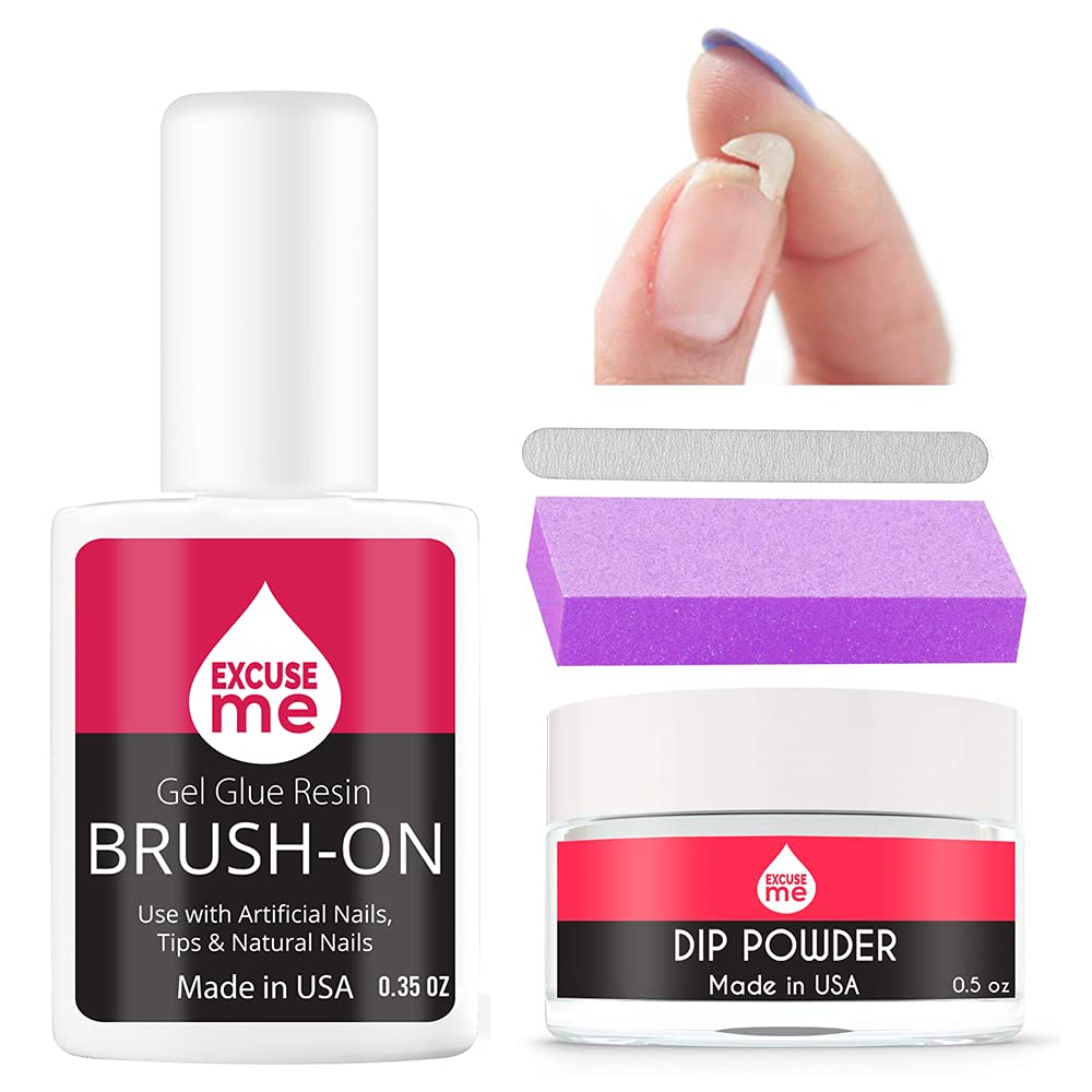 EXCUSE ME kit front packaging showing contents and fast repair benefit