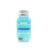 Experiment refill front packaging showing product and sustainability benefit