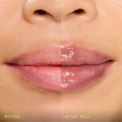 Experiment close-up texture shot highlighting weightless finish and dewy sheen