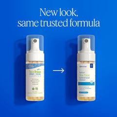EYEECO pump dispensing soft foam, easy-to-use feature for gentle cleansing