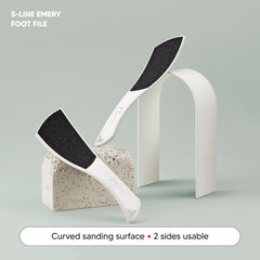 F3 Systems close-up of coarse and fine emery surfaces for efficient removal