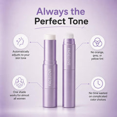Facelove cream texture close-up demonstrating hydrating, blendable formula