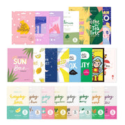 FACETORY boxed 23 collection front view showing giftable packaging and variety
